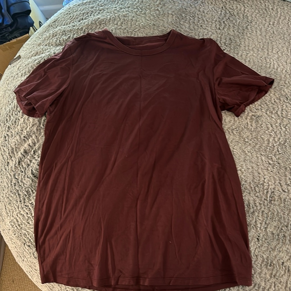 Red tee from Lululemon